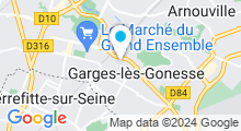 Plan Carte Piscine Muriel Hermine à Garges-lès-Gonesse