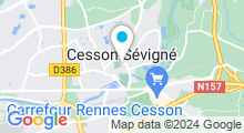Plan Carte Piscine de Cesson Sévigné
