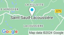 Plan Carte Plan d'eau à Saint-Saud-Lacoussière