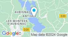Plan Carte Lac de la Triouzoune à Neuvic