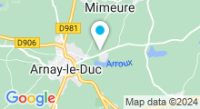 Plan Carte Base de Loisirs de l'étang Fouché à Arnay-le-Duc