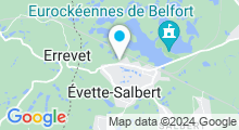 Plan Carte Plage du Lac du Malsaucy à Evette-Salbert