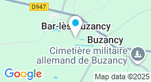 Plan Carte Plan d'eau de La Samaritaine à Buzancy