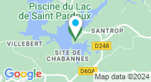Plan Carte Piscine du Lac de Saint-Pardoux à Razes