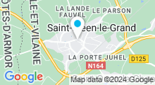 Plan Carte Piscine Acorus à Saint Méen-le-Grand