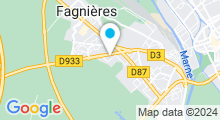 Plan Carte Centre Aquatique Aquacité à Fagnières