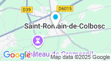 Plan Carte Centre aquatique l'Effet Bleu à Saint-Romain-de-Colbosc