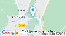 Plan Carte Lac de Chalette - Parc de Loisirs du Lac à Chalette-sur-Loing