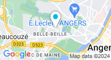 Plan Carte Piscine de Belle Beille à Angers