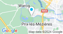 Plan Carte Base de loisirs de la Warenne à Charleville-Mézières