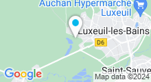 Plan Carte Futur centre aquatique intercommunal du Pays de Luxeuil à Luxeuil-les-Bains