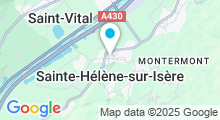 Plan Carte Plan d’eau de Sainte-Hélène-sur-Isère