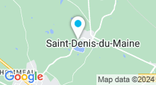 Plan Carte Base de loisirs de La Chesnaie à Saint-Denis-du-Maine