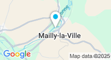 Plan Carte Base de Loisirs de Mailly-la-Ville