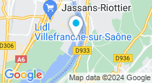 Plan Carte Plan d'eau du Bordelan à Villefranche-sur-Saône