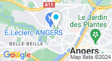 Plan Carte Piscine André Bertin à Angers - Fermée