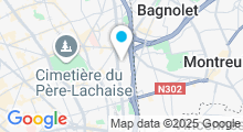 Plan Carte Piscine Yvonne Godard à Paris (20e)