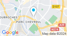 Plan Carte Piscine du Carrousel à Dijon