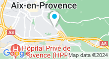 Plan Carte Piscine de l'Oliveraie à Aix en Provence