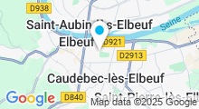 Plan Carte Piscine de la Cerisaie à Elbeuf