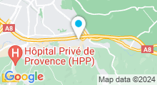 Plan Carte Piscine du Val de l'Arc à Aix en Provence