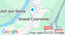 Plan Carte Piscine Alex Jany à Grand Couronne