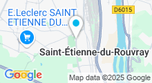 Plan Carte Piscine Marcel Porzou Saint Etienne du Rouvray