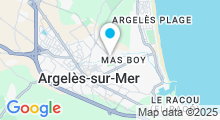 Plan Carte Piscine à Argeles sur Mer