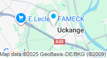 Plan Carte Piscine d'Uckange - ferm&eacute;e