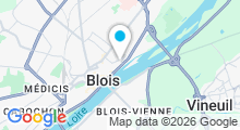 Plan Carte Piscine &agrave; Blois - ferm&eacute;e