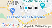 Plan Carte Piscine Espace de Liberté à Narbonne