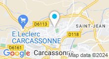 Plan Carte Piscine de Grazailles à Carcassonne