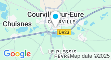 Plan Carte Piscine de Courville sur Eure