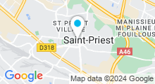 Plan Carte Piscine d'été Ulysse Coeur à Saint Priest