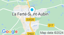Plan Carte Bassin d'apprentissage scolaire de la Ferte St Aubin - Fermé