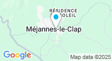 Plan Carte Piscine à Mejannes le Clap