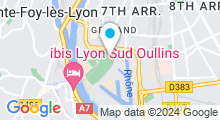 Plan Carte Piscine de Gerland à Lyon