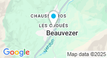 Plan Carte Piscine à Beauvezer