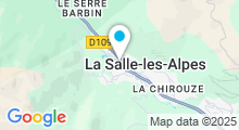 Plan Carte Piscine municipale de la Salle les Alpes