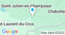 Plan Carte Plan d'eau du Champsaur à Saint Julien en Champsaur