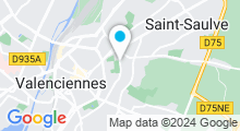 Plan Carte Piscine des Glacis à Valenciennes