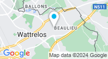 Plan Carte Piscine de Baulieu à Wattrelos