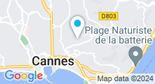 Plan Carte Piscine des Oliviers à Cannes