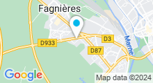Plan Carte Piscine Tournesol à Fagnières 