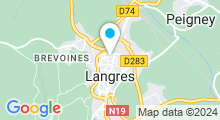 Plan Carte Piscine à Langres fermée - remplacée par un nouveau centre aquatique