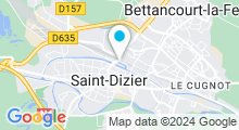 Plan Carte Centre nautique - Piscine de Saint Dizier
