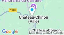 Plan Carte Piscine à Château Chinon Campagne