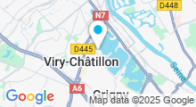 Plan Carte Piscine des Lacs à Viry-Chatillon