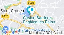 Plan Carte Salle de sport et piscine Energie Forme à Enghien-les-Bains