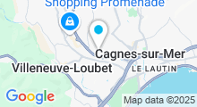 Plan Carte La ligne d'Ô Coaching à Cagnes sur Mer